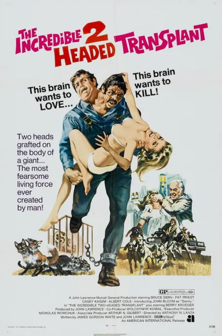 Невероятный двухголовый трансплантат (1971)